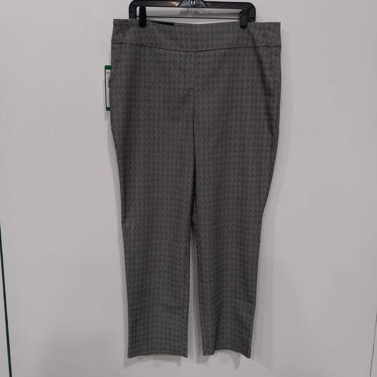 Hilary Radley Women's Gray Slim Leg Stretch Pants Size XL NWT image number 1