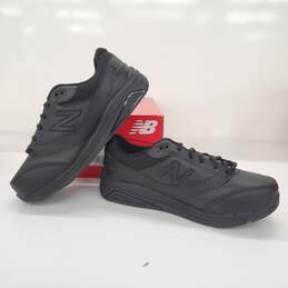 New Balance Women's 928 Black Leather Motion Control Walking Shoe Size 9 XX-Wide