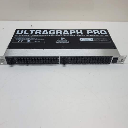 Behringer Ultragraph Pro 15-Band Stereo Graphic Equalizer FBQ 1502 image number 1