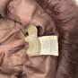 Crown Cap Womens Brown Rabbit Fur Round Brim Winter Bucket Hat Size 58CM image number 5