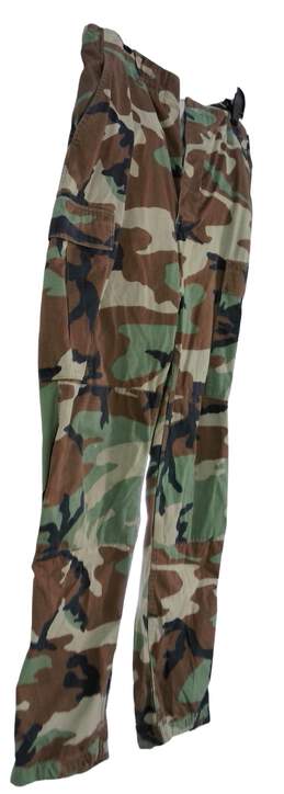 Mens Multicolor Camouflage Flat Front Cargo Pants Size Medium alternative image