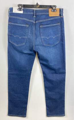 NWT American Eagle Outfitters Mens Blue Medium Wash Straight Jeans Size 34X30 alternative image