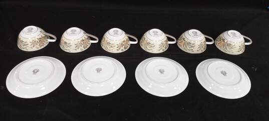Bundle of Noritake Bliss China Teacups and Saucers image number 4