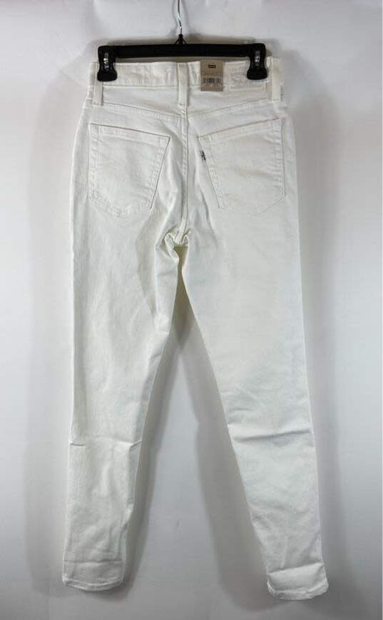 Levi's White Pants - Size Medium image number 2