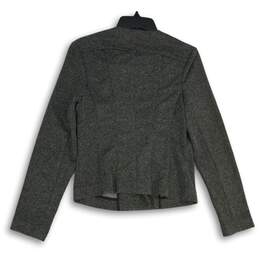 NWT Catherine Malandrino Womens Gray Tweed Long Sleeve Motorcycle Jacket Size M alternative image