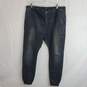 Zanerobe Slingshot Denimo Distressed Dark Blue Jeans Size 36 image number 1