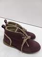 Timberland Purple Bootie Style Lace-up Boots Size 3 image number 2