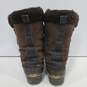 Womens Nordic 744065 Brown Leather Lace Up Round Toe Mid Calf Winter Boots Sz 7M image number 4