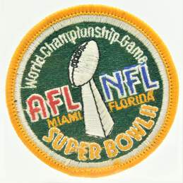 1968 Super Bowl II Patch Packers/Raiders