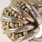 Sterling Silver Puff Door Knocker Clip On Earrings 35.8g image number 2