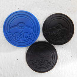 Pokémon TCG Lot Of 3 Rare Coin Tokens B&W Starters Rayquaza & Blue Cracked Ice Lugia