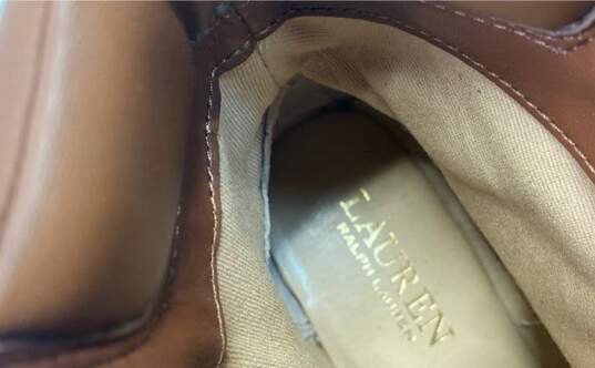 Lauren By Ralph Lauren Carlee Logo Signature Lace Up Boots Women's Size 5 B image number 7