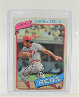 1980 HOF Johnny Bench Topps Cincinnati Reds
