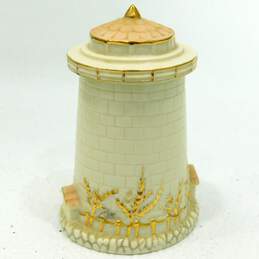 2002 Lenox Lighthouse Seaside Spice Jar Fine Ivory China Saffron alternative image