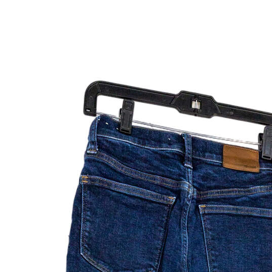 Womens Blue Denim Stretch Medium Wash Pockets Skinny Leg Jeans Size 25 image number 4
