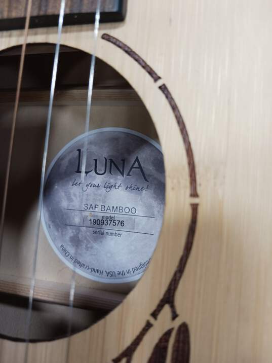 Luna 6-String Acoustic Bamboo Guitar & Accessories Bundle image number 4