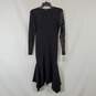 INC International Women's Black Midi Dress SZ PS NWT image number 1