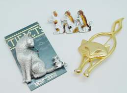 Cat Lady Brooch & Jewelry Lot 122.1g alternative image