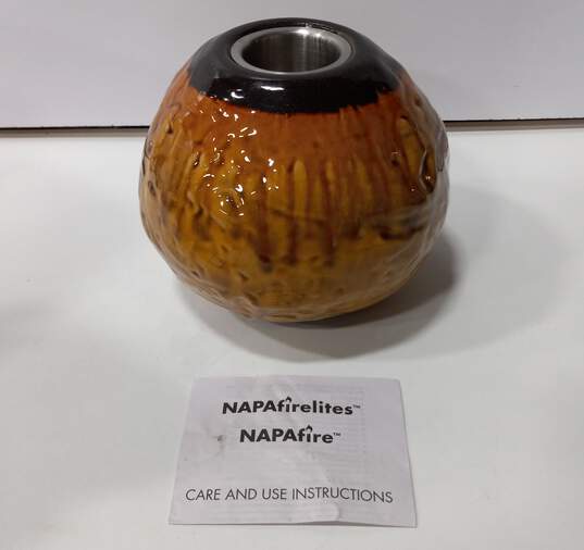 Napa Home & Garden Napafirelites Ceramic Patio Fire Pot image number 4