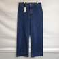 Thrills Women’s Size 10 US Wide Leg Belle Crop Stretch Jeans Blue High Waist image number 1