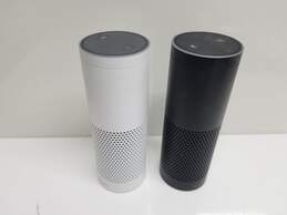 Lot of Two Amazon SK705Di Echo 1st Generation Smart Speakers