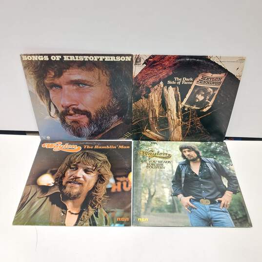 Vintage Country Vinyl Records Assorted 12pc Lot image number 3