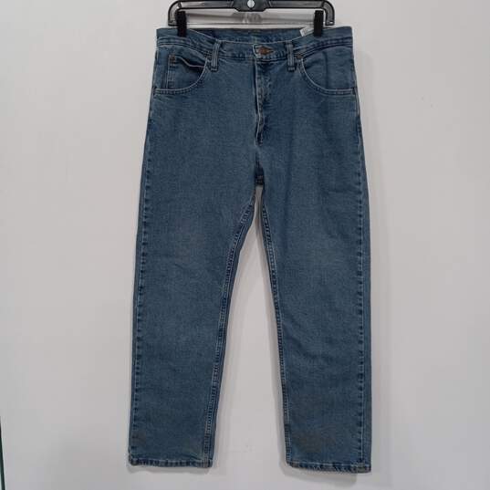 Wrangler Men's Straight Leg Denim Jeans Size 33x30 image number 1