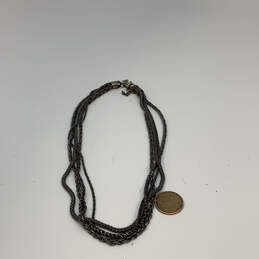 Designer Silpada 925 Sterling Silver Multi Strand Chain Necklace alternative image