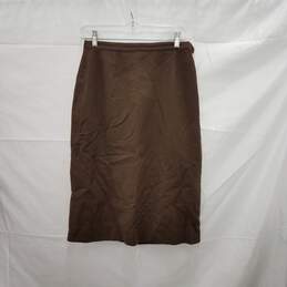Wm Vintage Brown Pendleton Skirt Sz 14 alternative image