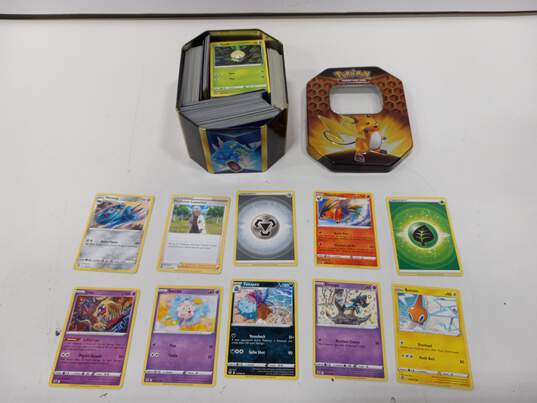 Lot of Pokémon cards in Metal Boxes image number 3