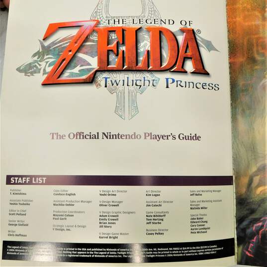 Legend of Zelda Twilight Princess Wii Nintendo Power Official Player's Guide image number 2