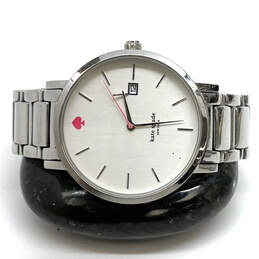 Designer Kate Spade Silver-Tone Water Resistant Stainless Steel Wristwatch alternative image