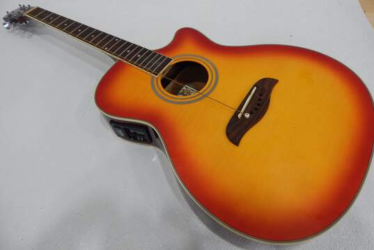 Oscar Schmidt by Washburn Brand OACEFCS Model Acoustic Electric Guitar image number 4