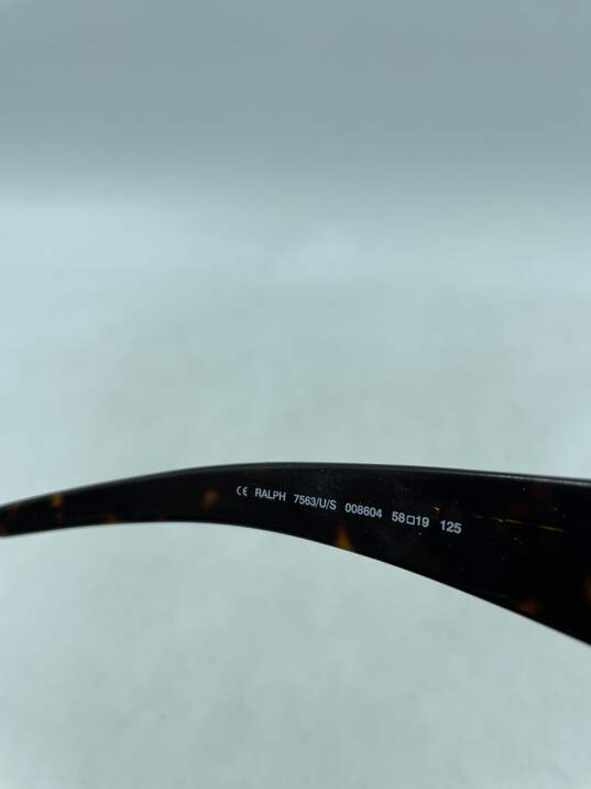 RALPH Ralph Lauren Tortoise Rectangle Sunglasses image number 7