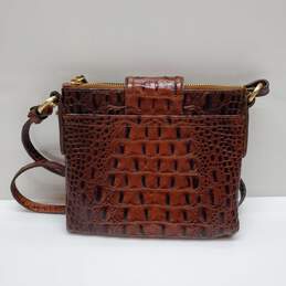 Brahmin Mojito Melbourne Leather Crossbody Purse Compact Wallet 7.5in x 7in alternative image
