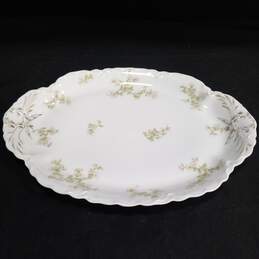 Vintage Haviland Floral Ceramic Plate