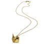 Designer J. Crew Gold-Tone Link Chain Hinged Enamel Charm Necklace image number 3