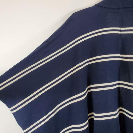 Ralph Lauren Women's Blue Striped Cardigan SZ M NWT image number 5