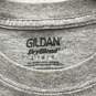 Gildan Womens Red Gray Bucks Tuff Crew Neck Short Sleeve Pullover T-Shirt Size L image number 3