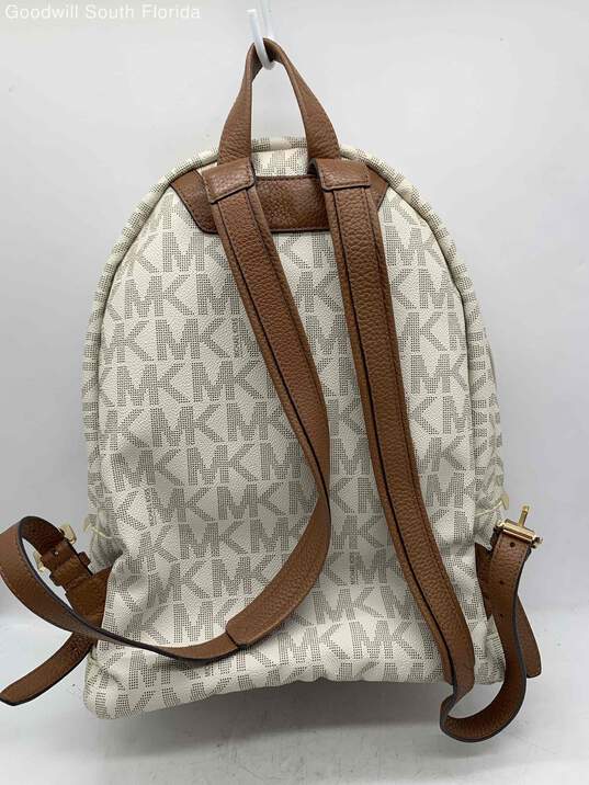 Michael Kors Womens Beige Backpack image number 2