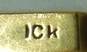 Vintage 10K Yellow Gold Engraved Cross Pendant Necklace 1.1g image number 4