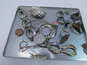 112.5g Sterling Scrap & Stones Jewelry image number 2