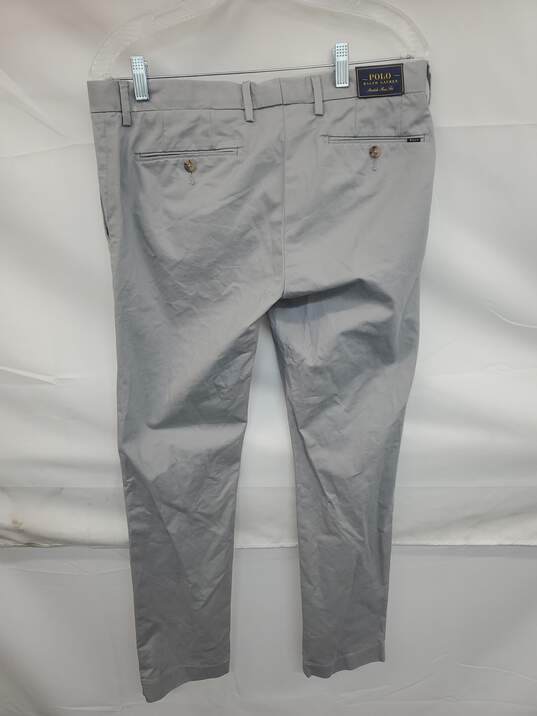 Mn Ralph Lauren POLO Gray Khaki Pants Sz 30W 32L image number 3
