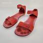 Camper Red Leather Sandals W/Box Women's Size 11 image number 4