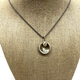 Designer Silpada 925 Sterling Silver Faith of A Mustard Pendant Necklace