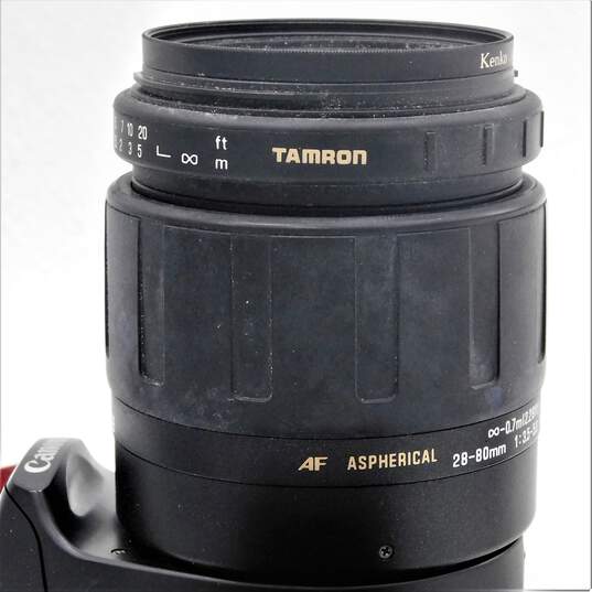 Canon EOS Rebel G 35mm Film Camera w/ 28-80mm Lens & Bag image number 6