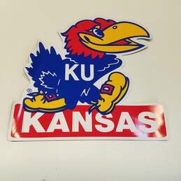 Kansas Jayhawks Two-Sided Banner, Windsock & Large Car Magnets alternative image