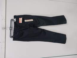 St Johns Bay Easy Care Black Pants Men's Size 38X32 alternative image