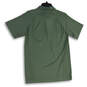 Mens Green Short Sleeve Spread Collar Golf Polo Shirt Size Medium image number 2