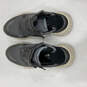 Mens Gray Leather Lace-Up Low Top Sneaker Futurepacer CM8453 Shoes Size 9 image number 5